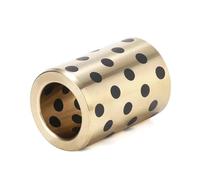 2Pcs JDB Type Graphite Brass Bearing Bush Inner Diameter 16mm Outer Diameter 20mm Self-Lubricating Bushings,16x20x20mm