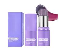 2PCS Jelly Blush Stick pH-Activated,Multi-Use Hydrating Cream Blush