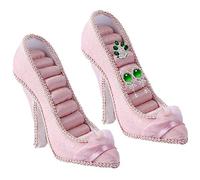 2pcs Jewelry Displays Stand, Earrings Necklace Ring High-heeled Shoes Jewelry Rack Jewelry Holder Stand Display for Jewelry Displaying and Storing