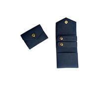 2Pcs Jewelry Storage Bag Comfortable Portable Roll Case Foldable For Parties Travel Trips For Travel And Outings(Dark Blue)