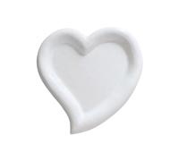 2PCS Jewelry Storage Plates Nail Art Dish Tray Flower Heart Cloud Shape Display Plate Plaster Photography Props Decorative Organizer For Storing Jewelry And Ornaments(Color 2)