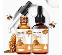 2PCS Jimerito Honey For Eyes, Jimerito Bee Honey Serum for Eyes, Jim-erito Hon/ey Eye Drops, Bee Hon/ey for E/ye, Eye Drop For Dry Eyes, Gentle Protection, Clear Eyesight, Tired E/ye Drops 60ML