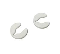2Pcs Joystick Rings for Lenovo Legion Go,Precision Rings for Game Handheld,Rocker Holder Protection Drift Handheld Console,Game Controller Stick Thumb Grip Accessories (white)