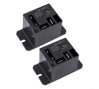 2PCS JQX 105F 4-Pin AC/DC Relay for Refrigeration Units HVAC Equipment and For industrial Motor Drives (A)
