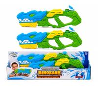 2Pcs Jumbo Splash Squad Hydro Blast T-Rex Dinosaur Pump Action Water Guns 1000ml Tank 9-10m Range Large Water Blasters Water Pistols for Kids Summer Toys - 51cm