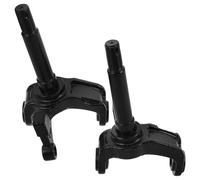 2pcs Kart Front Axle Steering Knuckle M14x25 Metal Replacement Part | Reinforced Architecture, Precision Hub Flange, Black Finish, Universal Fit for Maintenance and Competitive Racing
