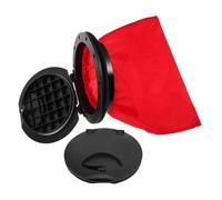 2pcs Kayak Hatch Cover with Storage Bag, ABS Deck Lid | Waterproof Red Locking Bag, Universal Fit for Yacht Use, round Shape, Easy Access Design