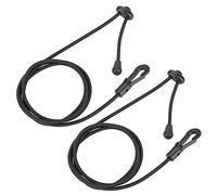 2Pcs Kayak Paddle Leash, Rubber Oar Rope Hook Paddle Board Leash for Paddling Avoiding Washed Oars Away Rowing Water Sports
