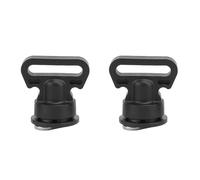 2Pcs Kayak Track Mount Tie Downs, Track Vertical Fixed Point for Securing Kayak Cooler, Battery Box, Fishing Crate, Dry Bag