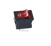 2PCS KCD1-104N red with light ON/OFF rocker switch power light switch 6A-250V 10A-125V