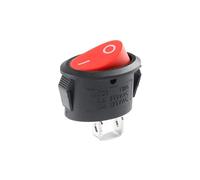 2PCS KCD1 Oval Rocker switch ON-OFF/ON-OFF-ON 2 Pins / 3 Pins Fan/Electric Kettle Switch Power Switch 6A 250VAC / 10A 125VAC(2Pin Red)