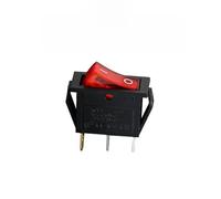 2pcs KCD3 DPST Boat Rocker 3 Pin Red Button On Off AC 250V 15A / AC 125V 20A for Car, Electric Hot Pot, Rice Cooker, Household Appliances, Heat Resistant