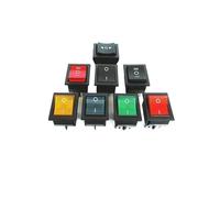 2PCS KCD4 Rocker Switch 2/3 Position 4/6 Pins With Light Power Switch Switch 16A 250VAC/ 20A 125V ON-OFF-ON(4PIN ON-OFF BLUE)