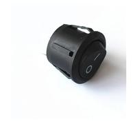 2PCS KCD5 round black 2-pin ON-OFF 10A 125V AC (6A 250V AC) rocker switch 23mm diameter