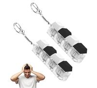 2PCS Keyboard Fidget Toy,4 Keys Keyboard Decompression Keychain Finger Keyboard Caps Toy for Office, School, Daily Life, And Travel to Relief Stress Pass the Time