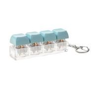 2Pcs Keyboard Fidget Toys, Keyboard Clicker Fidget Keychain