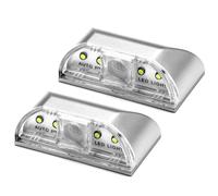 2PCS Keyhole Light for Door with Motion Sensor PIR Infrared LED Keyhole Lamp Outdoor Auto On/Off, Key light Easy Installation Ideal for Front Door Hallway Closet Drawer