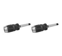 2Pcs Keyless Drill Chuck Quick Release Morse Taper for Drilling Machine 0.5mm to 16mm
