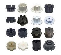 2pcs Kids Electric Car Tire Adapter | Toy Stroller Wheel Connector Clip for Gearbox | Plastic Coupler Card for 12-13 Inch Pneumatic Tires | Baby Car Accessories(No.4)