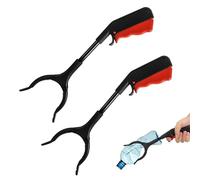 2PCS Kids Litter Pickers for Children Black Litter Pickers for Children 28CM/11.4 Inch Helping Hand for Disabled Grabber Stick and Rubbish Picker Grabber Suitable for Disabled Adults Elderly Tool