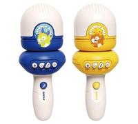 2PCS Kids Microphone, 20x8cm Voice Changer Recording for Children's Music Early Education, Multifunctional Portable Microphone Karaoke Toy for School, Home Study
