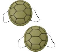 2Pcs Kids Turtle Shell Costume, Simulated Turtle Shell Backpack Cosplay Prop, Realistic Wearable Props Suit Decor Comfortable Toy For Girls Boys Halloween Birthday Party Travel Carnival Festival