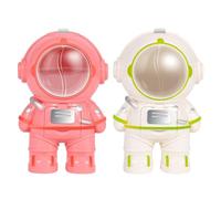 2pcs Kids Water Dispenser Toy, Cute Astronaut Water Machine Mini Drink Dispenser With Cup And Strap Kids Doll House Accessories For Bedroom Desk School Use