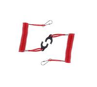2pcs Kill Stop Switch Safety Lanyard Cord 823054 Fit For Mercury And Mariner Outboard Engine 2-Stroke And 4-Stroke