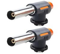 2PCS Kitchen Blow Torch, Rigger Start Soldering Torch, Plumbing Soldering Brazing Blow Torch, Chef Cooking Torch for Creme Brulee, BBQ, Baking, Camping