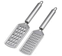 2PCS Kitchen Cheese Grater Set - Stainless Steel Graters for Cheese, Vegetables, and More - Durable Handheld Grater- Easy to Use, Clean(Model Random)