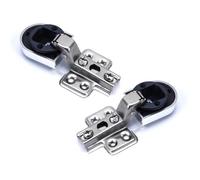 2Pcs Kitchen Cupboard Glass Door Hinge Home Wine Cabinets Hardware Display Cabinet Hinges for Cabinet Doors Display Wine Cabinet Door Damping Hinge