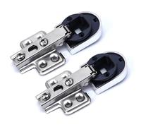 2Pcs Kitchen Cupboard Glass Door Hinge Home Wine Cabinets Hardware Display Cabinet Hinges for Cabinet Doors Display Wine Cabinet Door Damping Hinge