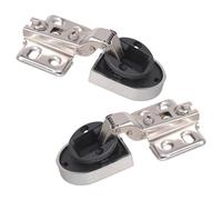 2Pcs Kitchen Cupboard Glass Door Hinge Home Wine Cabinets Hardware Display Cabinet Hinges for Cabinet Doors Display Resistant