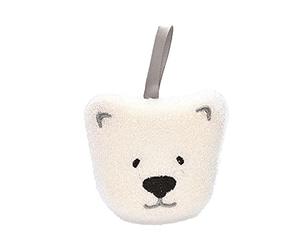 2Pcs Kitchen Scrub Sponges Cute Deep Cleaning Scrub Kitchen Sponges,Double Side Dishwashing Sponge Hanging Type Cartoon Bear Cup Brush Dish Wipe Sponge (Bear Paw)