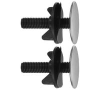 2pcs Kitchen Sink Hole Cover Metal Plug for and Washbasin Replacement