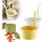 2PCS Kitchen Sink Strainer, 2025 New Sink Food Catcher, Multi-functional Faucet Hanging Strainer, Sink Filter Draining Kitchen Tool with Mesh Filter for Garbage Leftovers (Yellow+White)