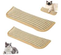 2PCS Kitten Chew Toys,Feline Cleaning Supplies,Sisal Scratcher Pad,Catnip Toys,Catnip Pillows for Cats,Indoor Chew Resistant Scratcher Encourages Exercise & Play At Home,Relieve Boredom