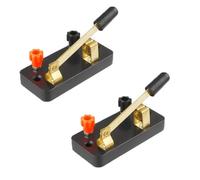 2Pcs Knife Switch, Single Pole Knife Switch Basic Single Throw Switches for Physics Laboratory Electricity Experiment Teaching Supplies