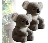2PCS Koalas Stuffed Animal Plush Toy, The Koaly - Emotional Healing On Demand, Ultra-Soft Lifelike Koala Stuffed Plush Animal for Emotional Comfort, Endless Snuggles