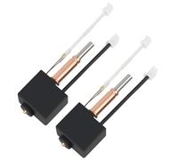 2PCS Kobra 3/Kobra 3 V2 Combo Hotend 3D Printer All Metal Extruder Hot End Replacement with 0.4mm Brass Nozzle and Silicone Sock for Anycubic Kobra 3 and Kobra 3 V2 Combo 3D Printers