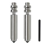 2PCS Kobra X 0.4mm Hotend Nozzles 3D Printer Assembled Extruder Kits- for Anycubic Kobra X All Metal Hot End/Printhead Replacement with Integrated Nozzle, 2PCS Silicone Socks Cover+ 1PC Nozzle Brush