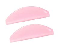 2PCS Korean Lash Lift Shields Flat, Pink Silicone Lash Lift Pads for Soften Eyelashes Curling Lashlift (5 * 1.5 cm)