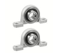 2pcs KP004 KFL004 19mm 22mm Bore Zinc Alloy Inner Ball Mounted Pillow Block Insert Bearing KFL004 KP004 19mm 22mm(KP004 19MM)