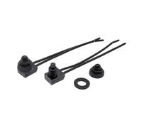 2Pcs KP107S IP67 Waterproof Push Button On-Off Switch NC NO Auto-Lock ZE-107S Self-Locking Switchs Press Type(Self-Locking)