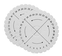 2PCS Kumihimo Disks Foam Braiding Disk Macrame Braided Plate Handmade Weaving Disk Plate DIY Materials Sewing Tools for Making Flat Braids Friendship Bracelets