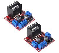 2PCS L298N Motor Drive Controller Board Dual H Bridge DC Stepper Robot Stepper Motor Control and Drives Module