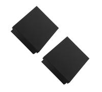 2pcs Lab Experimental Incubation Box 4 Compartment Acrylic Black | Sealed Lid, Opaque Blackout Build, Absorbent Wells, for Western Blot Samples on Shaking Platform