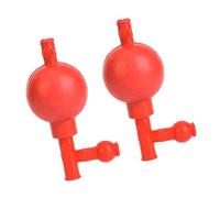 2Pcs Laboratory Rubber Suction Bulbs 50ml Three Way Pipette Fillers Liquid Handling Tool for School Laboratory Lab Suction Bulb