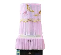 2Pcs Lace Embroidered Printed Water Dispenser Cover Reusable Upper Opening Bucket Sleeve Dustproof for Home Office(Color 5)