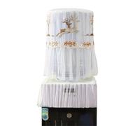 2Pcs Lace Embroidered Printed Water Dispenser Cover Reusable Upper Opening Bucket Sleeve Dustproof for Home Office(Color 3)